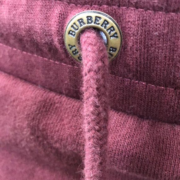 Burberry Brit Sweat Pants, Burgundy Size M - Picture 9 of 15
